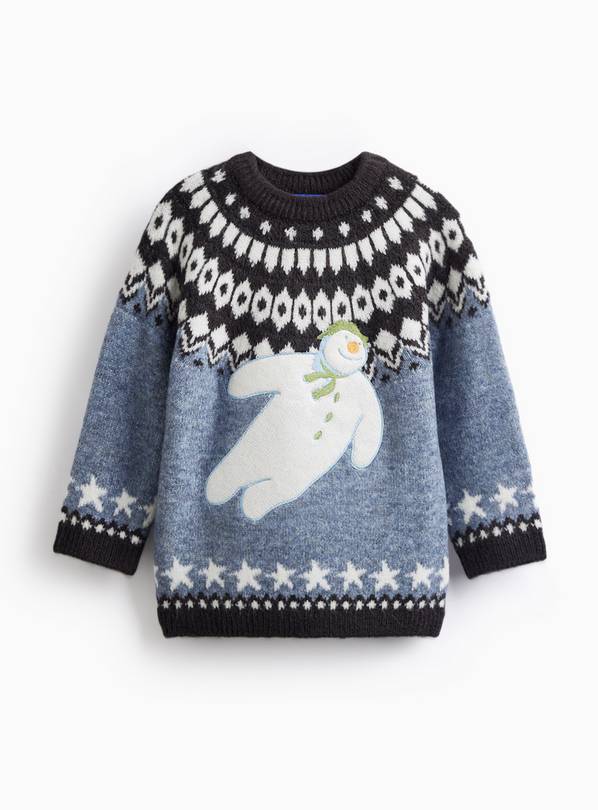 The Snowman Fairisle Knitted Christmas Jumper 2-3 years